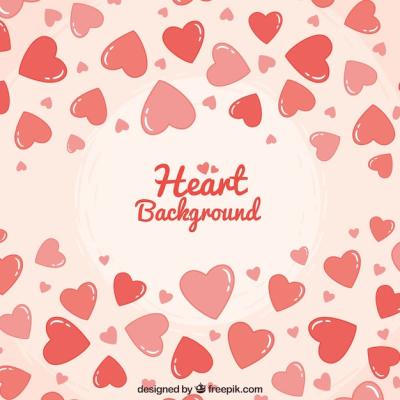 Hand Drawn Hearts Background – Free Stock Photo, Download for Free