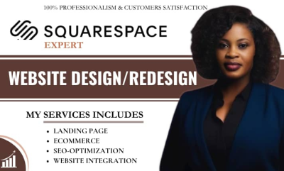 I Will Design and Redesign Your Squarespace Website