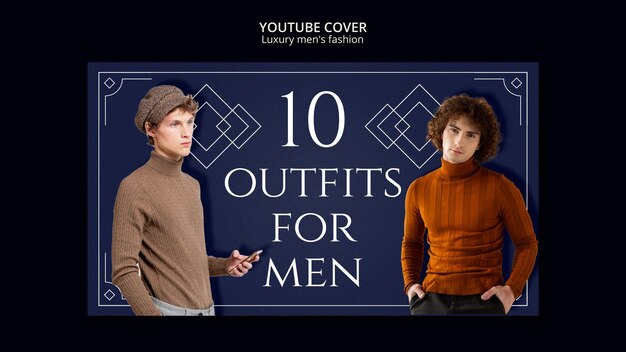 Luxury Men’s Fashion YouTube Cover – Free Download