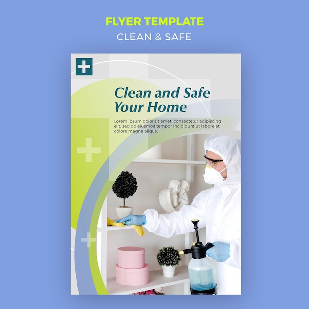 Clean and Safe Flyer Template – Free Download