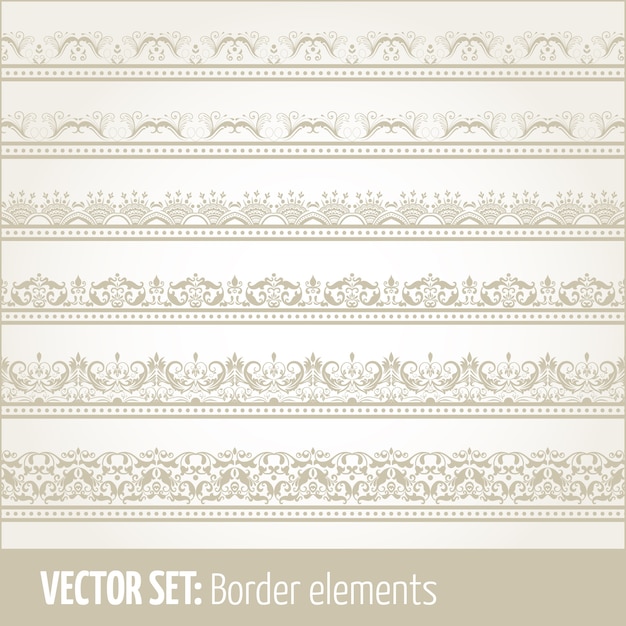 Ethnic Vector Borders and Page Decoration Elements – Free Download