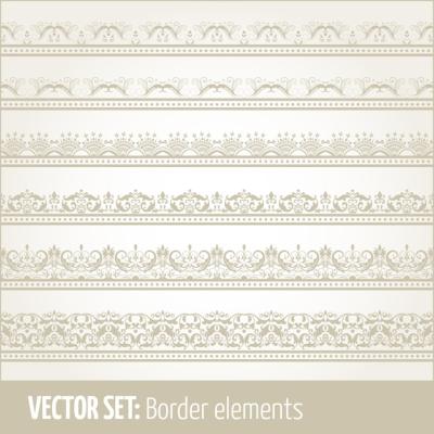 Ethnic Vector Borders and Page Decoration Elements – Free Download