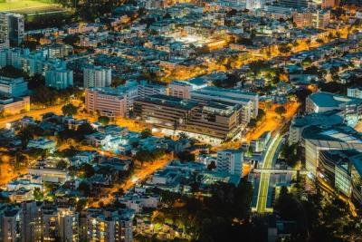 Aerial Night View of Hong Kong – Free Stock Photo for Download