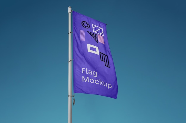 Waving Flag Mockup – Free Download, Download Free Stock Photo