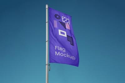 Waving Flag Mockup – Free Download, Download Free Stock Photo