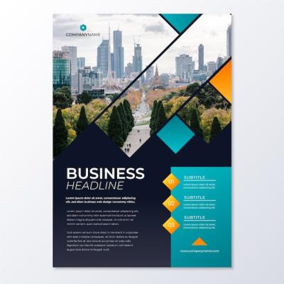 Abstract Business Flyer Design – Free Download, Download Free Stock Photo