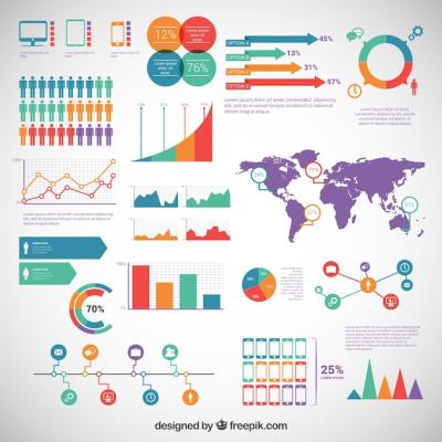 Infographic Elements Pack – Download Free Stock Photo