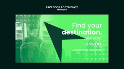 Transport and Commuting Social Media Promo Template – Free Download