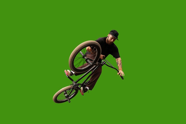 BMX Rider Performing Tricks – Free Download