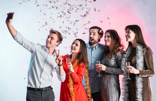 New Year Party Selfie Moments – Free Download