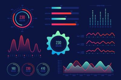 Dashboard Element Collection: Download Free Stock Photos