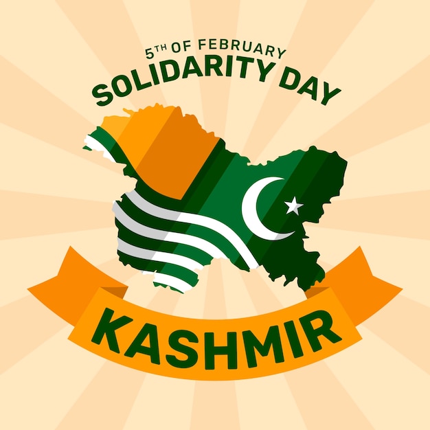 Hand Drawn Kashmir Day Illustration – Free Download