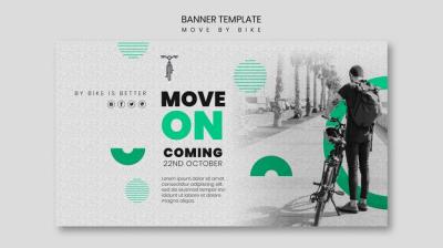 Bike Movement Banner Design – Free Download