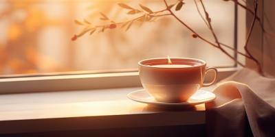 Quiet Scene of an Upturned Cup with Spilled Tea – Free Stock Photo, Download Free