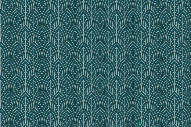 Art Deco Pattern in Flat Design – Free Download