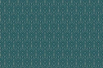 Art Deco Pattern in Flat Design – Free Download