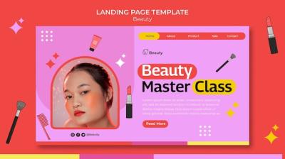 Beauty Product Landing Page Template – Free Download