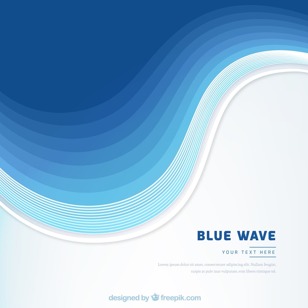 Elegant Blue Waves Background – Free Stock Photo Download