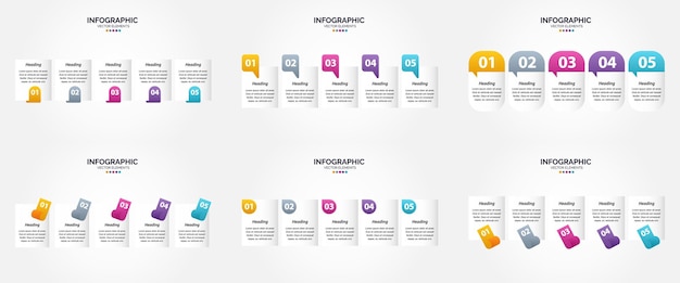 Vector Infographics Set for Advertising Your Business in Brochures, Flyers, and Magazines – Free Download