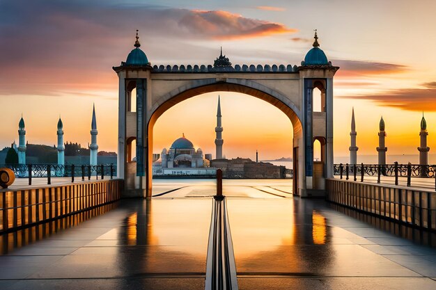 Entrance Gate at Sunset in Istanbul, Turkey – Free Stock Photo for Download