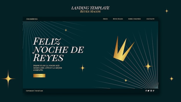 The Wise Men Landing Page Template – Download Free Stock Photo