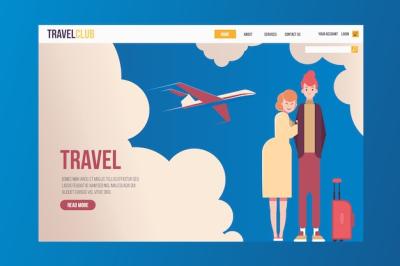 Travel Landing Page Template – Free Download