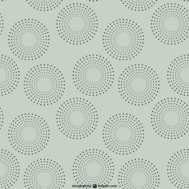 Circles Pattern Vector Template – Free Download