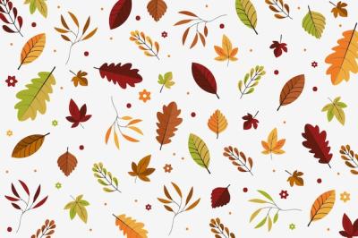 Autumn Leaves Background Design – Free Download