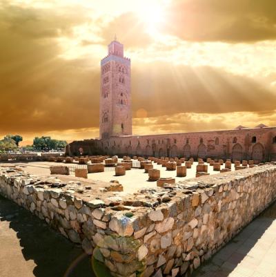 Koutoubia Mosque in Marrakesh, Morocco – Free Stock Photo for Download