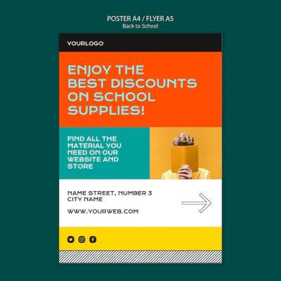 Back to School Flyer Template – Free to Download