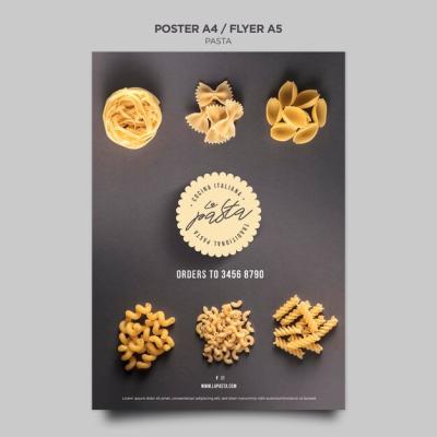 Pasta Shop Poster Template – Free Stock Photo for You to Download