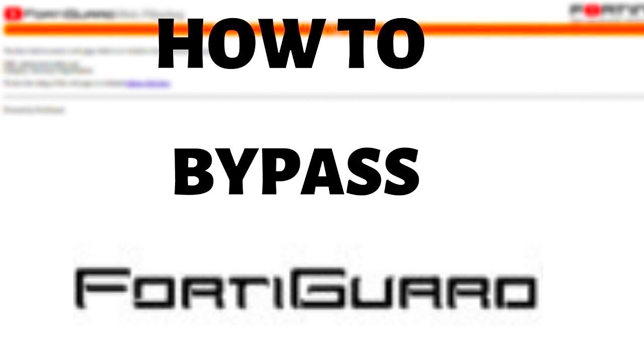 HOW TO BYPASS FORTIGUARD WEB FILTERING SYSTEM YouTube