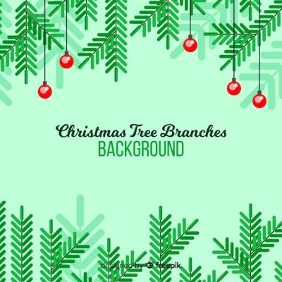 Christmas Tree Branches Background – Free Stock Photo, Download Free