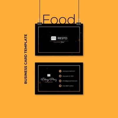 Delicious Food Business Card Template – Free to Download