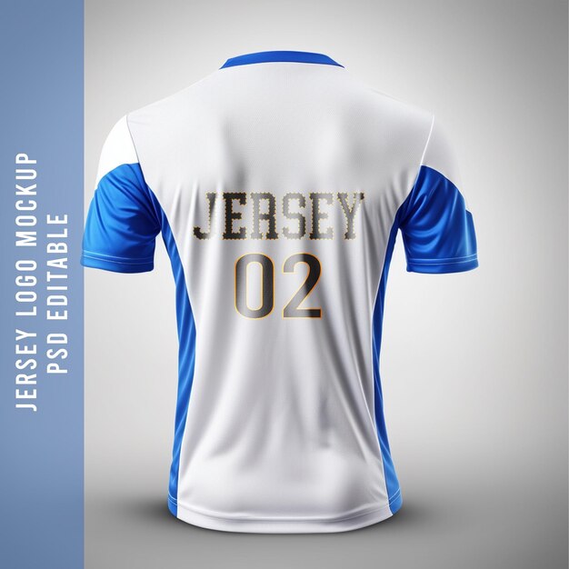 Jersey Backsite View Logo Mockup – Free Download