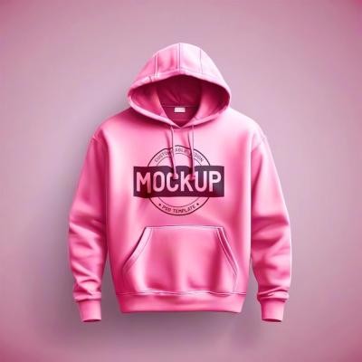 Hoodie Sweatshirt Mockup Template in Pink – Free Download