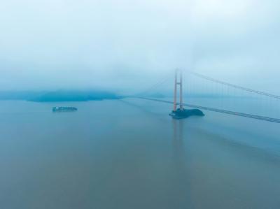 Suspension Bridge Over Sea Against Sky – Free Stock Photo, Download Free