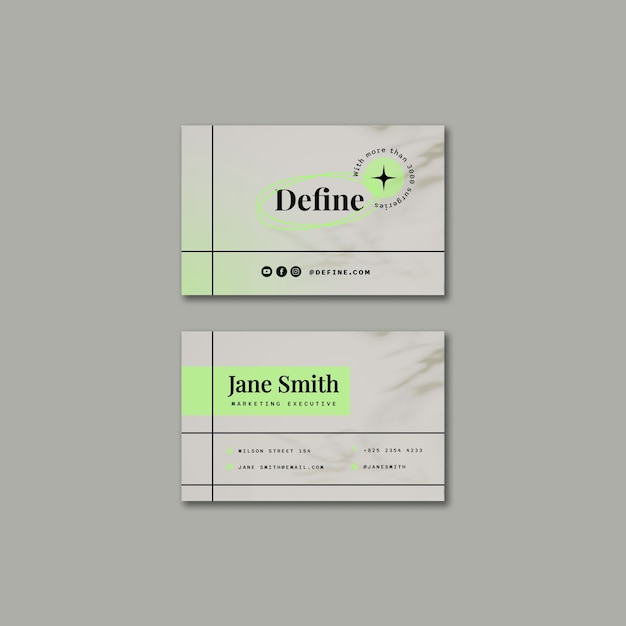 Plastic Surgery Business Card Template – Free Download