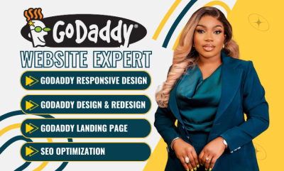 I Will Create Stunning GoDaddy Website Designs and Redesigns