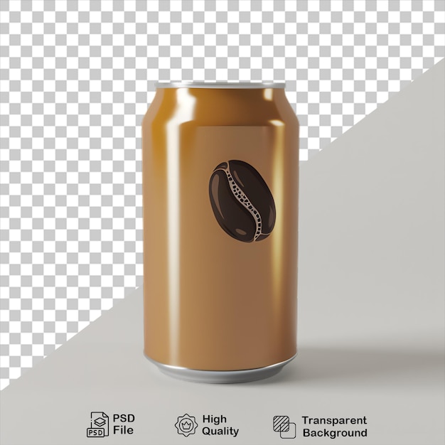 A Can of Coffee Milk on Transparent Background – Free Download