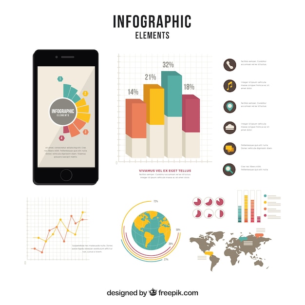 Useful Infographic Elements for Your Projects – Free Download