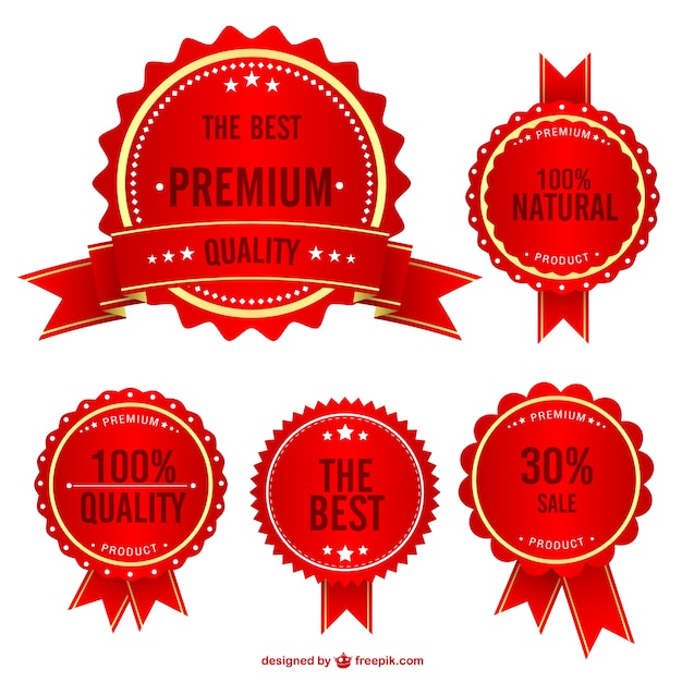 Red Sales Badges – Download Free Stock Photos