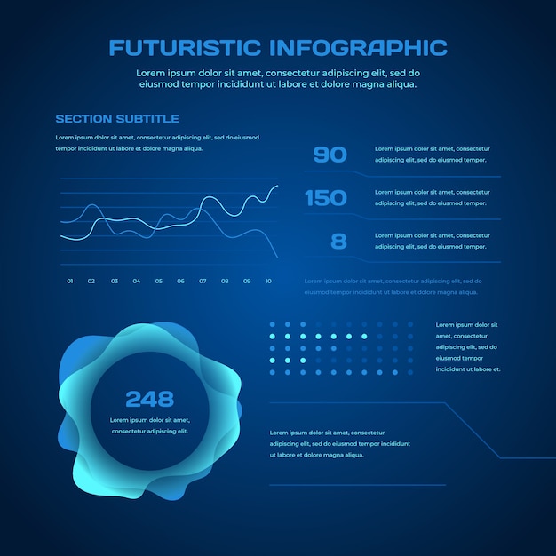 Futuristic Technology Infographic – Free Download