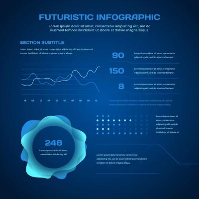 Futuristic Technology Infographic – Free Download