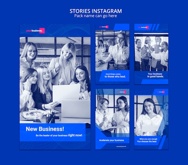 Business Woman Instagram Stories Template – Free Download