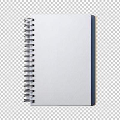 Blank Closed Notebook Mockup Isolated on White Background – Free Download