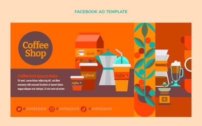 Flat Minimal Social Media Promo Template for Coffee Shop – Free Download