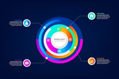 Gradient Infographic Template – Free Download for Stunning Visuals