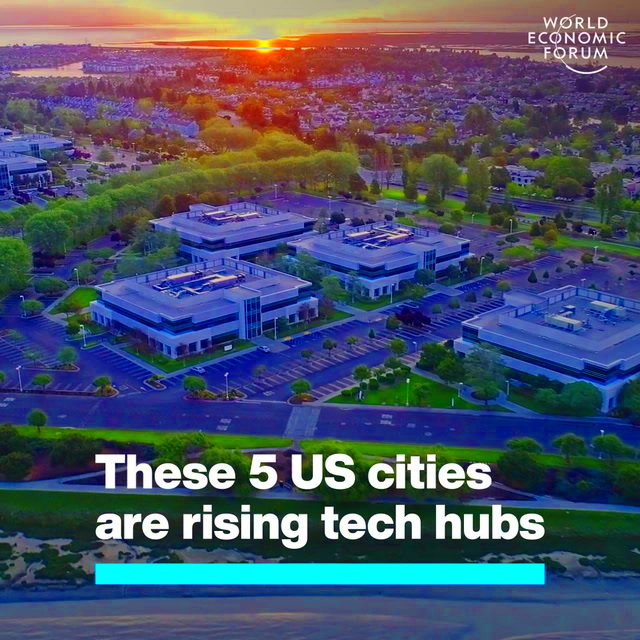 Top 5 Rising Tech Hubs In The US World Economic Forum