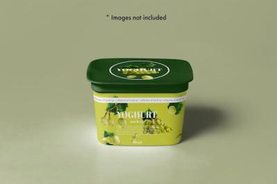 Yogurt Mock-up Containers for Stunning Presentations – Free Download